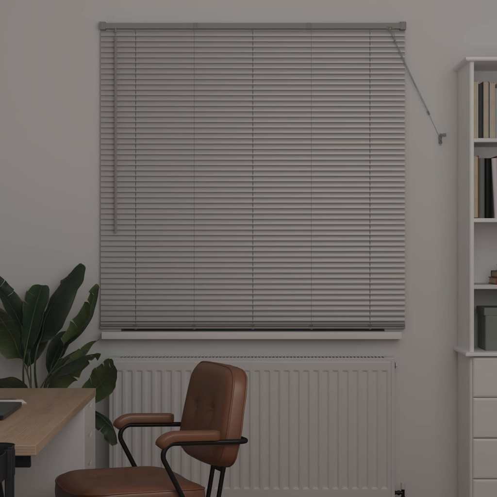 Vidaxl venetiaanse jaloezieën zilver 175 x 125 cm aluminium