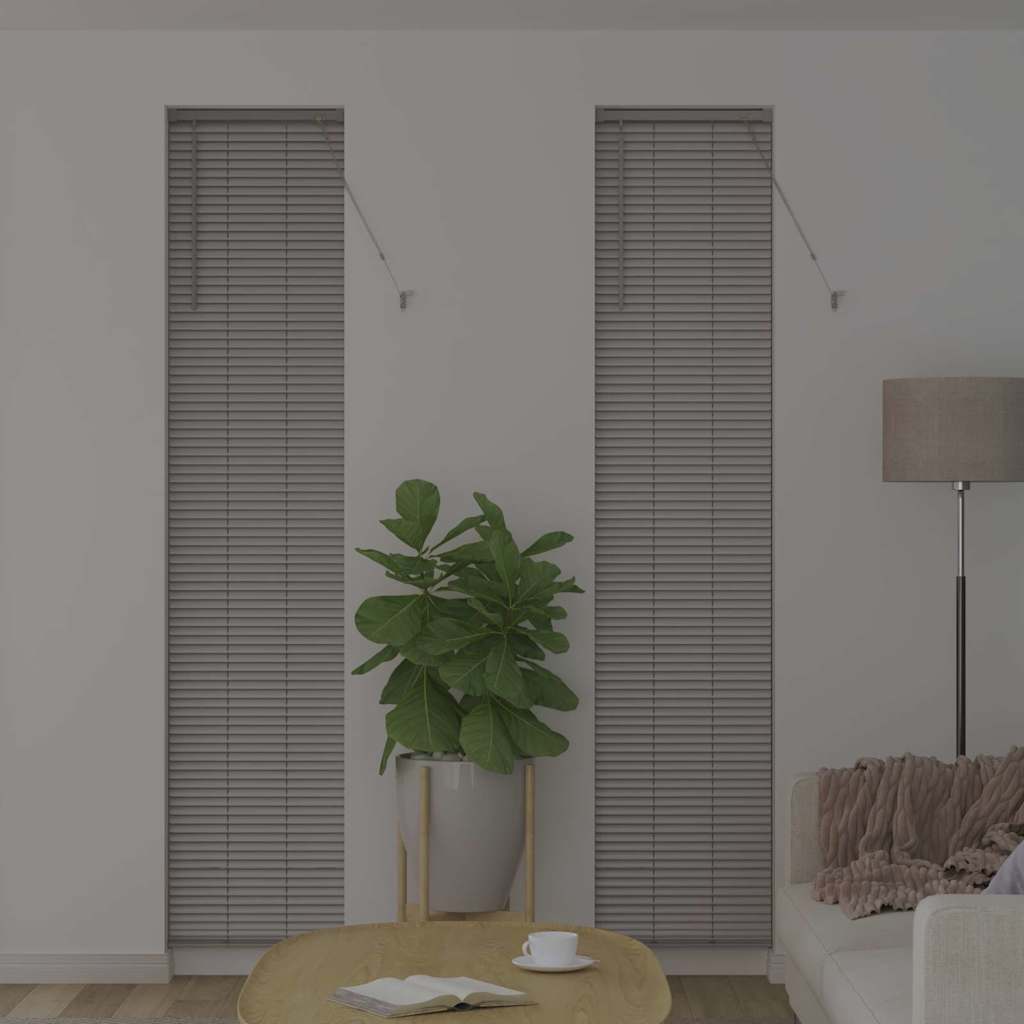 Vidaxl venetiaanse jaloezie zilver 220 x 45 cm 25 mm aluminium
