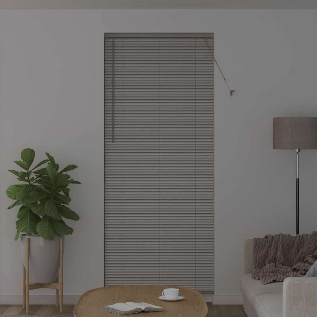 Vidaxl venetiaanse jaloezie zilver 220 x 95 cm 25 mm aluminium