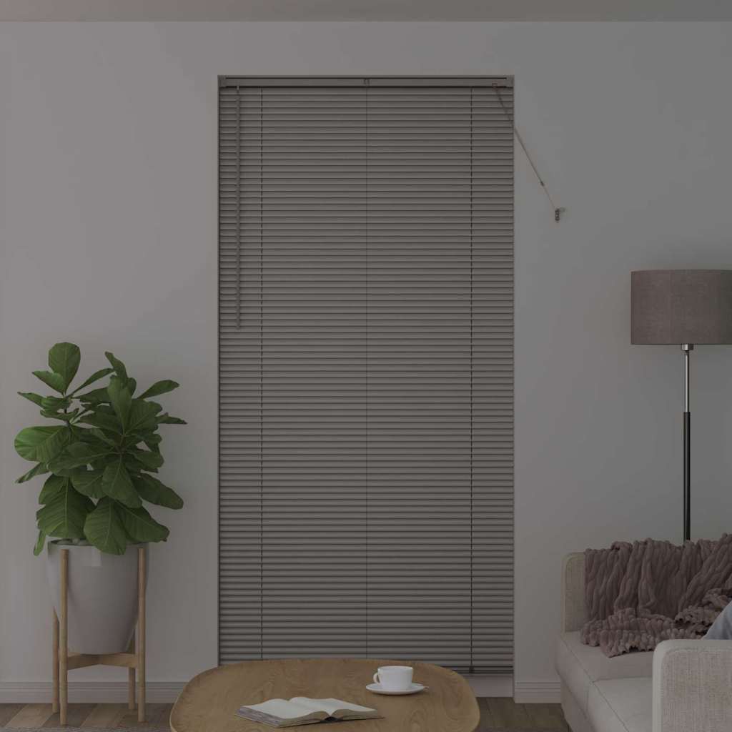 Vidaxl venetiaanse jaloezieën zilver 220 x 105 cm aluminium