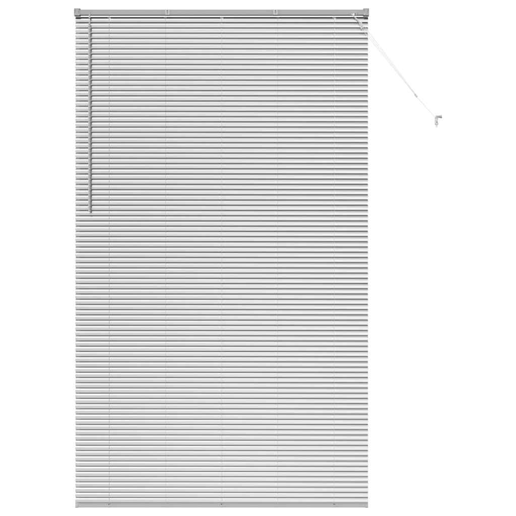 Vidaxl venetiaanse jaloezie zilver 220 x 135 cm 25 mm aluminium