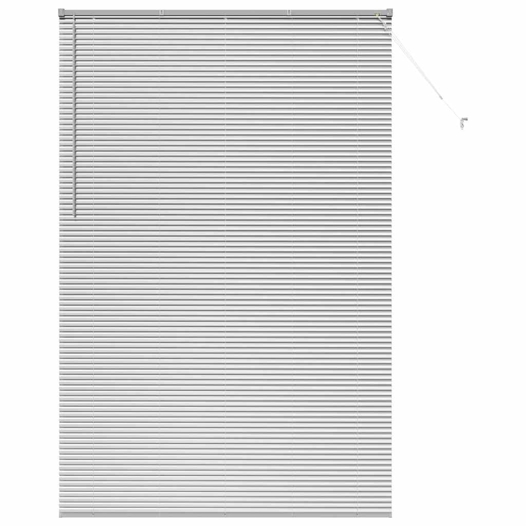 Vidaxl venetiaanse jaloezieën zilver 220 x 145 cm aluminium