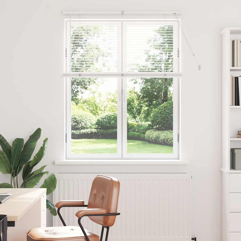 Vidaxl venetiaanse jaloezieën wit 130 x 100 cm aluminium
