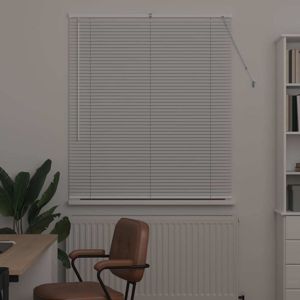 Vidaxl venetiaanse jaloezie wit 130 x 115 cm 25 mm aluminium