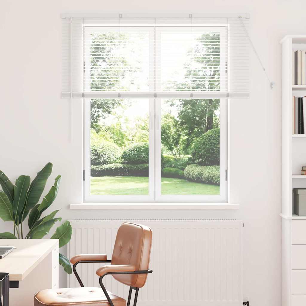 Vidaxl venetiaanse jaloezieën wit 130 x 125 cm aluminium
