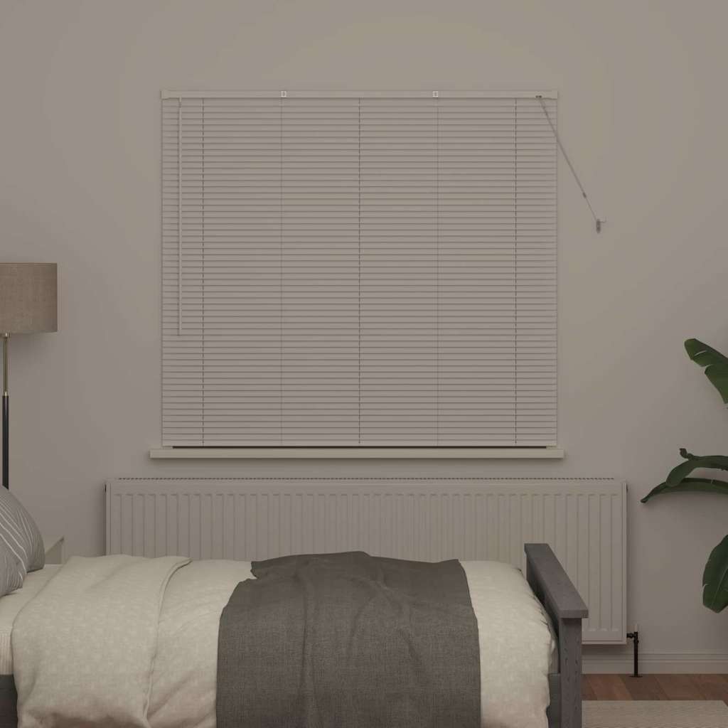 Vidaxl venetiaanse jaloezieën wit 130 x 145 cm aluminium