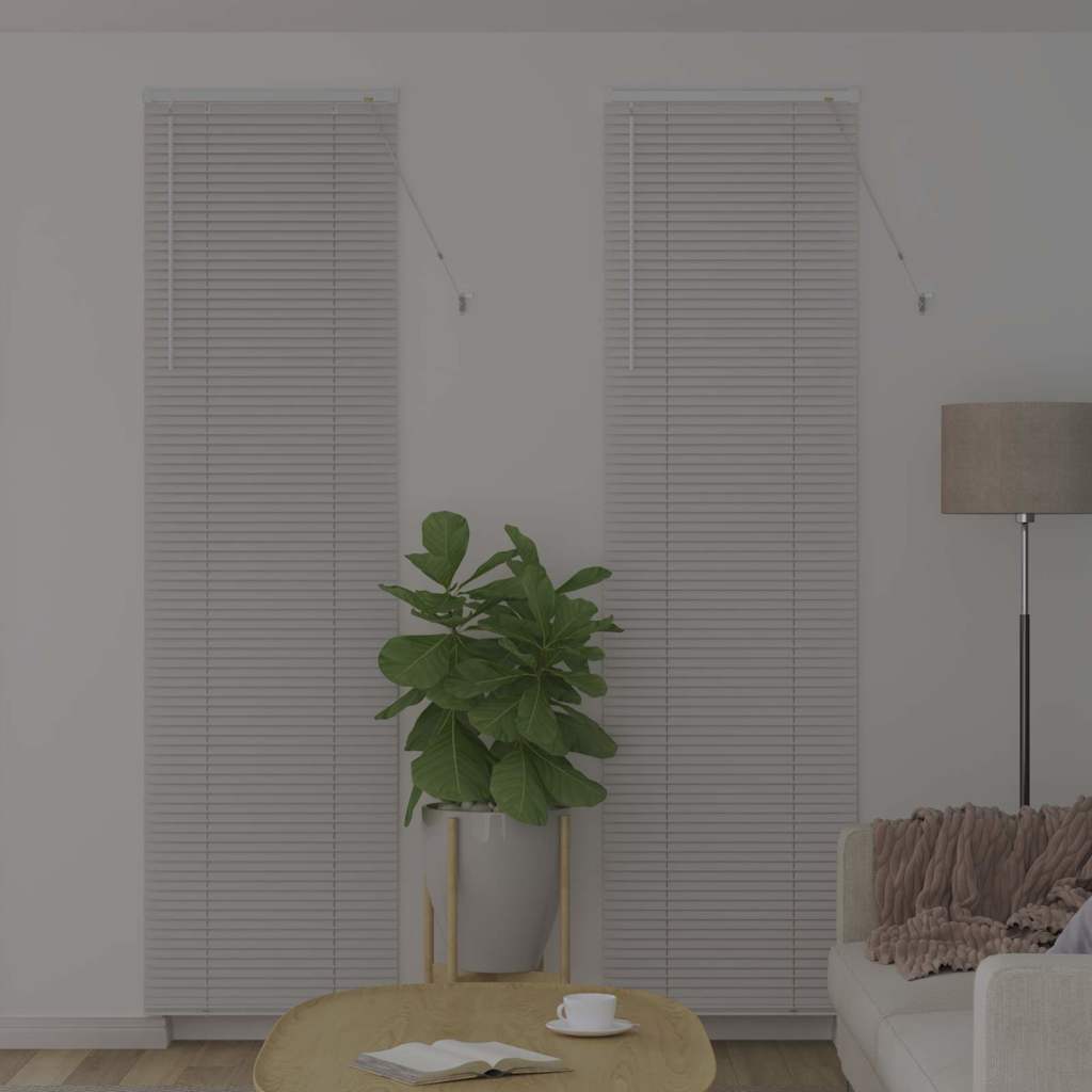Vidaxl venetiaanse jaloezieën wit 220 x 55 cm aluminium