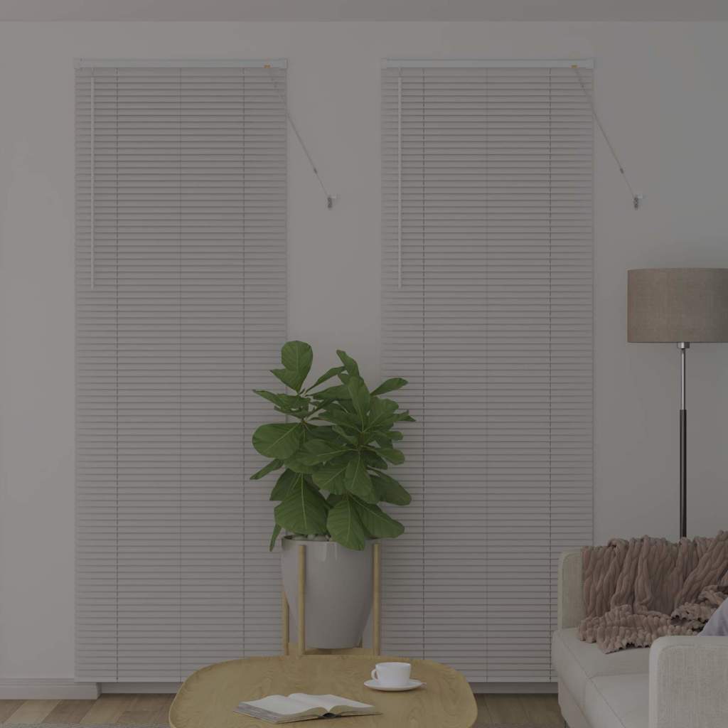 Vidaxl venetiaanse jaloezieën wit 220 x 75 cm aluminium