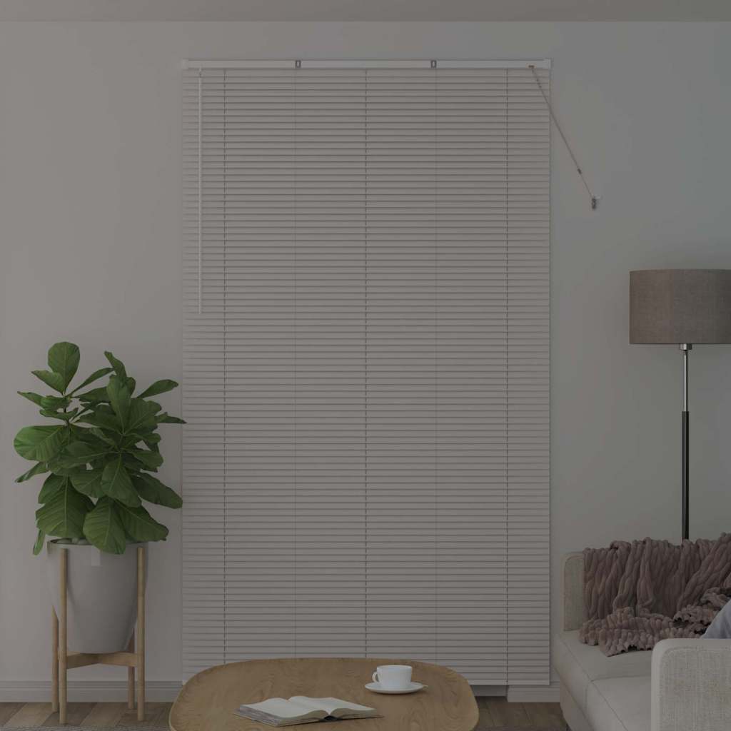 Vidaxl venetiaanse jaloezieën wit 220 x 130 cm aluminium