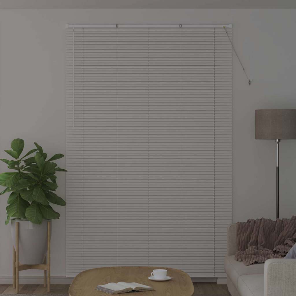 Vidaxl venetiaanse jaloezieën wit 220 x 145 cm aluminium