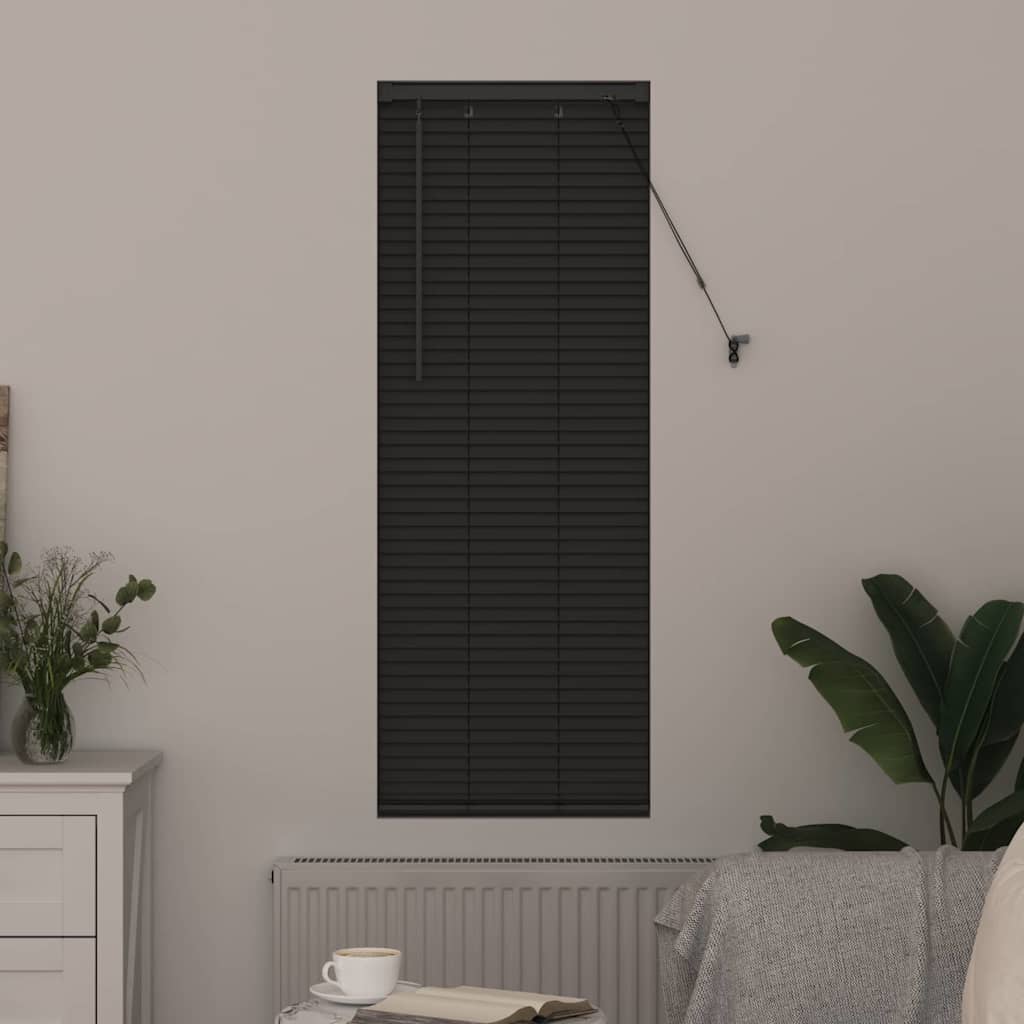 Vidaxl venetiaanse jaloezieën donkergrijs 130 x 45 cm aluminium