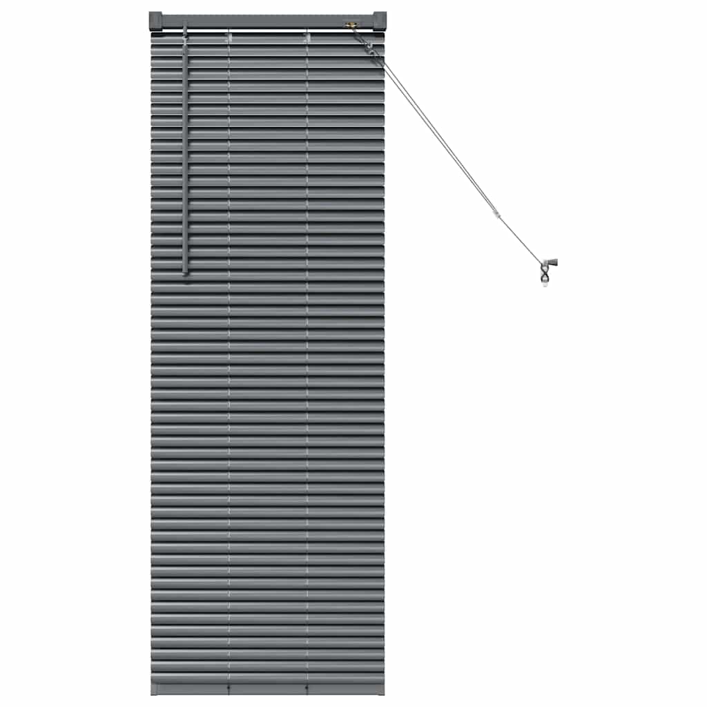 Vidaxl venetiaanse jaloezieën donkergrijs 130 x 45 cm aluminium