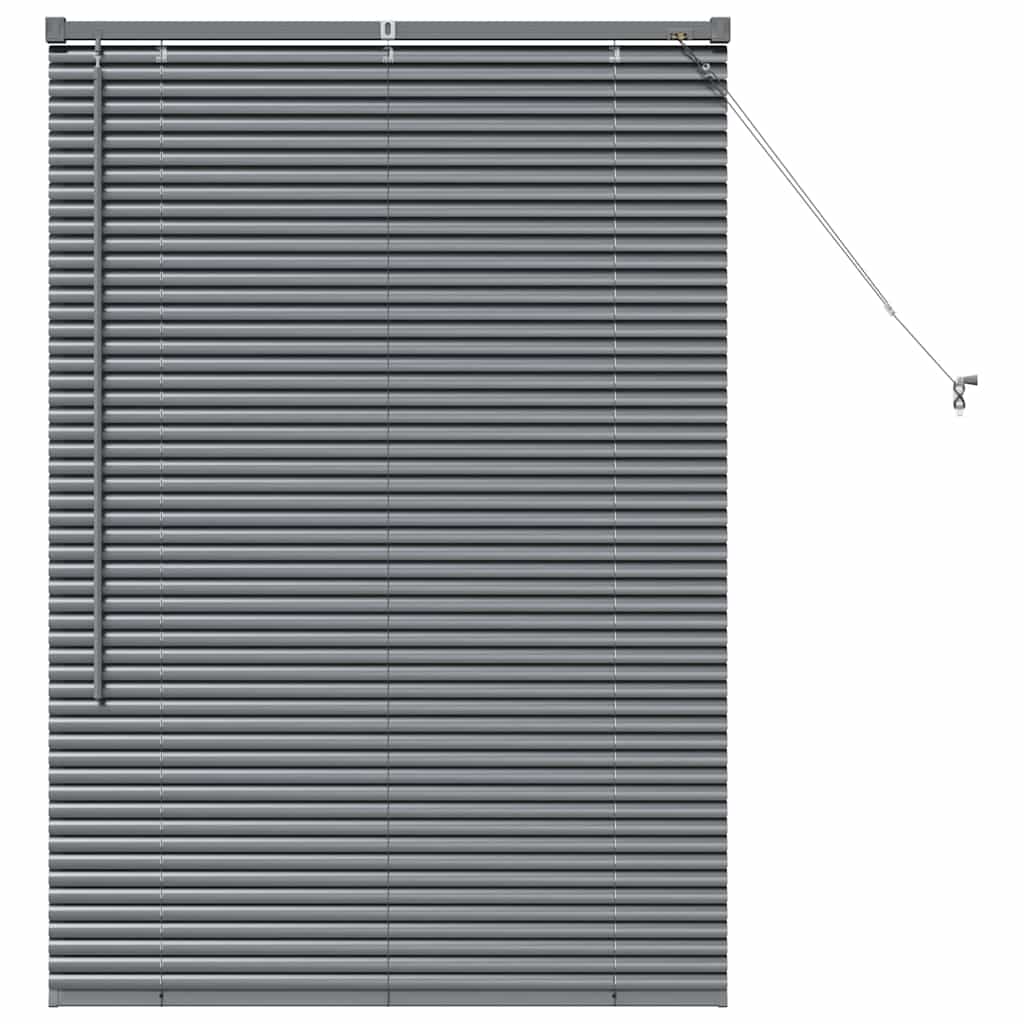 Vidaxl venetiaanse jaloezieën donkergrijs 130 x 85 cm aluminium