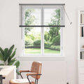 Vidaxl venetiaanse jaloezie donkergrijs 130 x 110 cm 25 mm aluminium