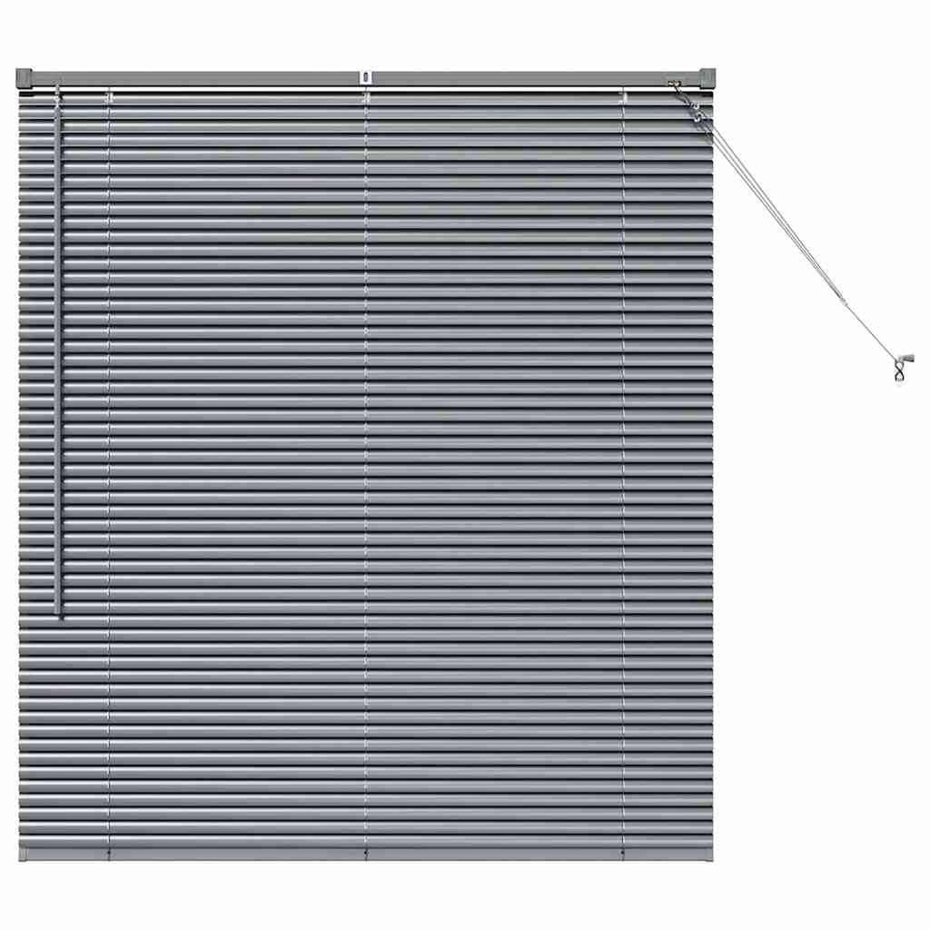Vidaxl venetiaanse jaloezieën donkergrijs 130 x 110 cm aluminium