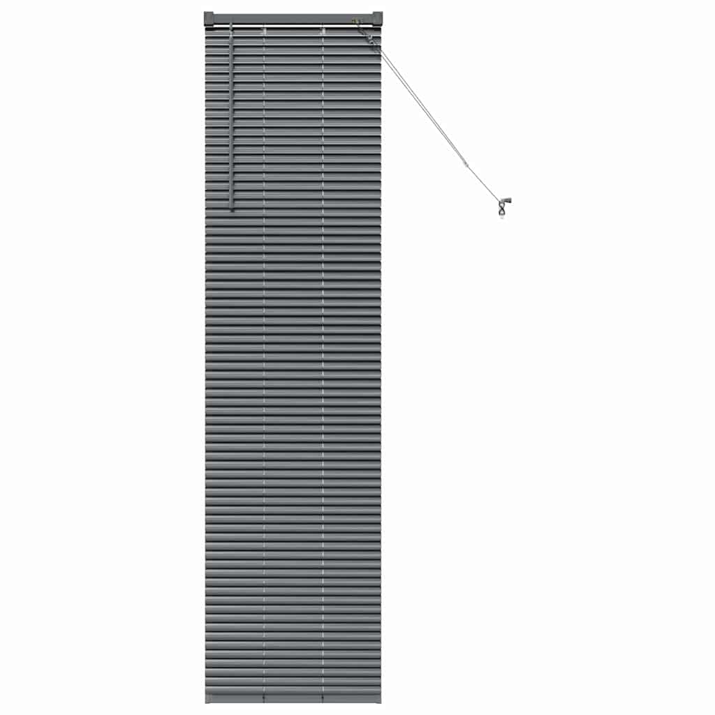 Vidaxl venetiaanse jaloezieën donkergrijs 175 x 40 cm aluminium