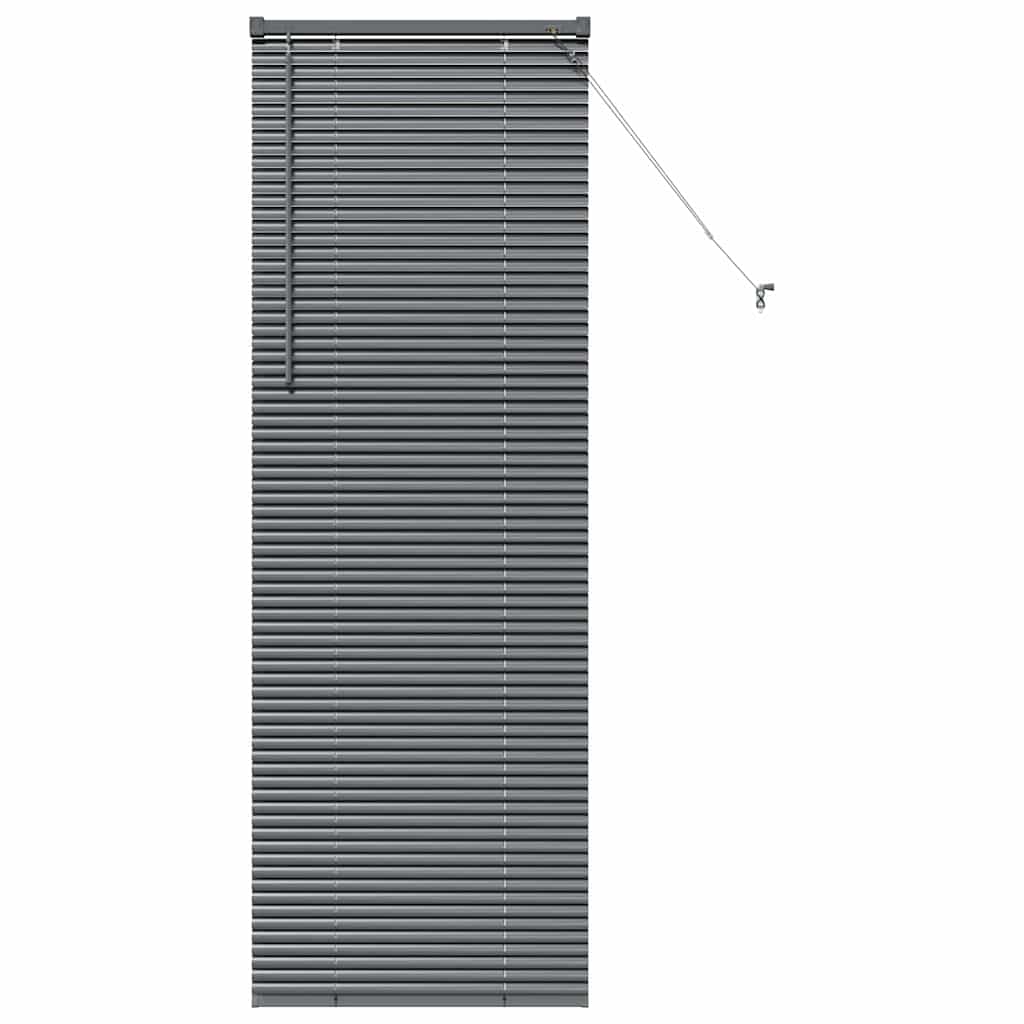 Vidaxl venetiaanse jaloezieën donkergrijs 175 x 60 cm aluminium