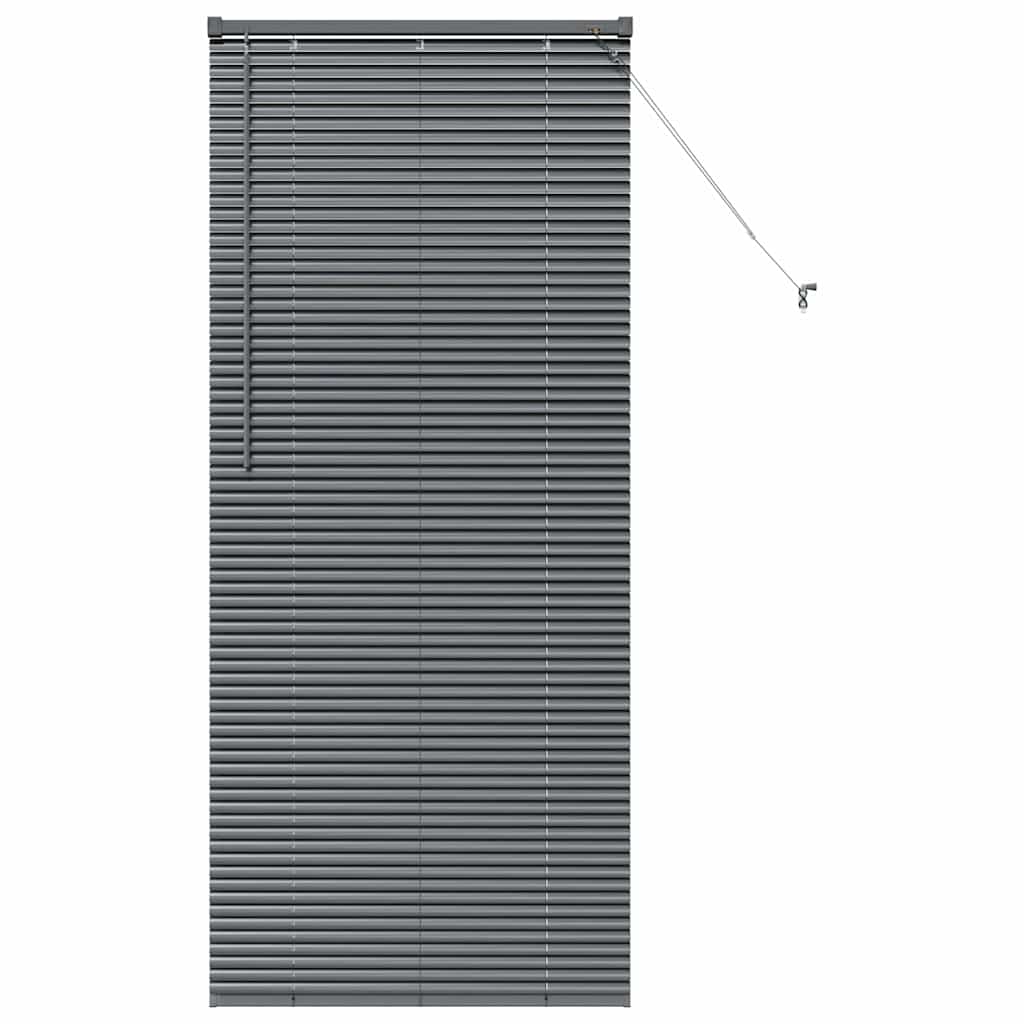 Vidaxl venetiaanse jaloezieën donkergrijs 175 x 75 cm aluminium
