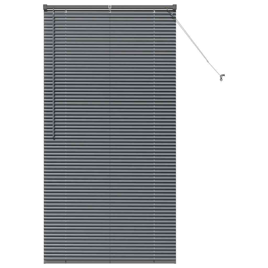 Vidaxl venetiaanse jaloezieën donkergrijs 175 x 85 cm aluminium