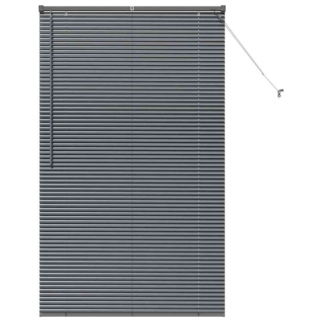 Vidaxl venetiaanse jaloezieën donkergrijs 175 x 100 cm aluminium