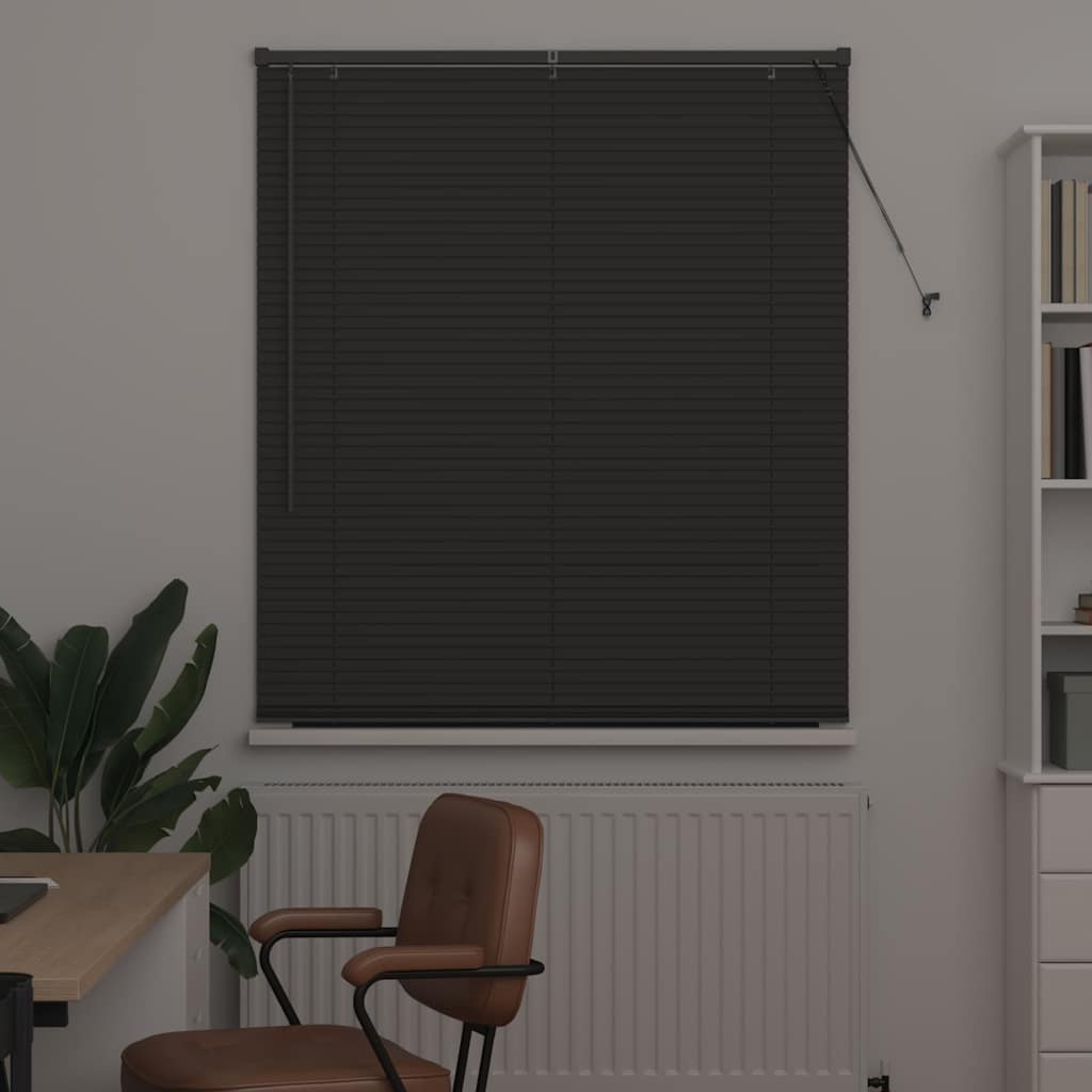 Vidaxl venetiaanse jaloezieën donkergrijs 175 x 120 cm aluminium