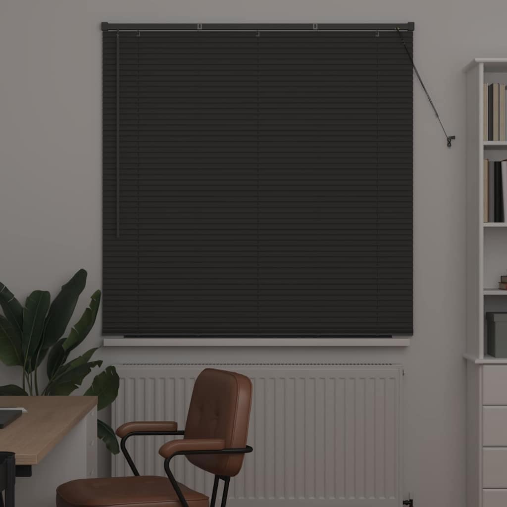 Vidaxl venetiaanse jaloezieën donkergrijs 175 x 135 cm aluminium