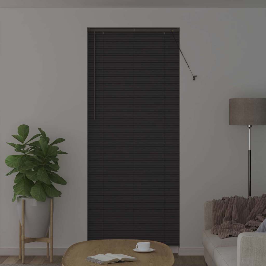 Vidaxl venetiaanse jaloezieën donkergrijs 220 x 90 cm aluminium