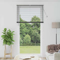 Vidaxl venetiaanse jaloezie donkergrijs 220 x 110 cm 25 mm aluminium