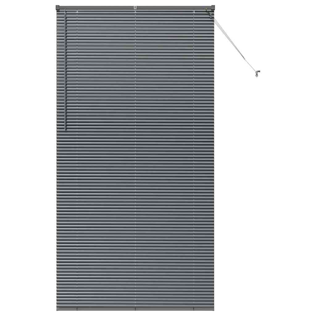 Vidaxl venetiaanse jaloezieën donkergrijs 220 x 120 cm aluminium