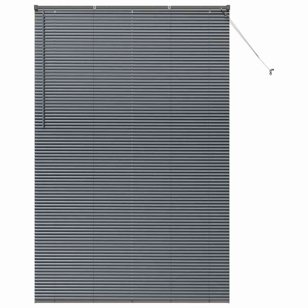 Vidaxl venetiaanse jaloezieën donkergrijs 220 x 145 cm aluminium