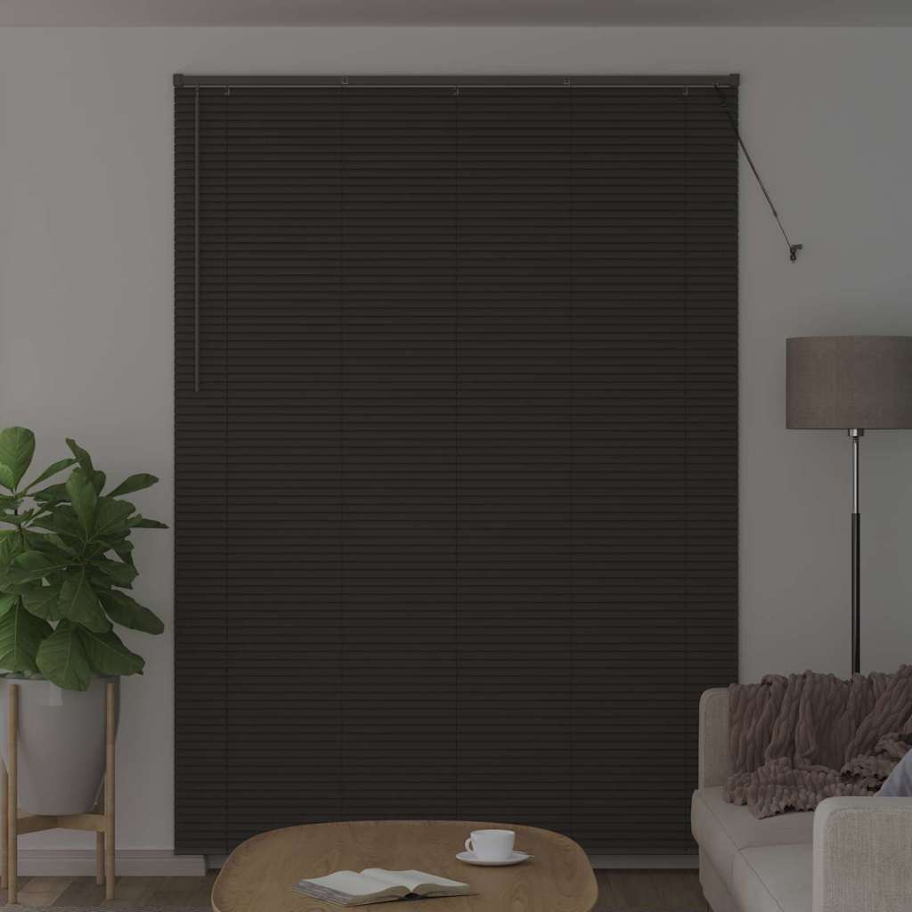 Vidaxl venetiaanse jaloezieën donkergrijs 220 x 155 cm aluminium