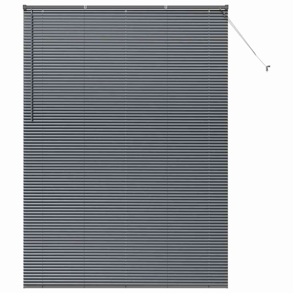 Vidaxl venetiaanse jaloezieën donkergrijs 220 x 155 cm aluminium