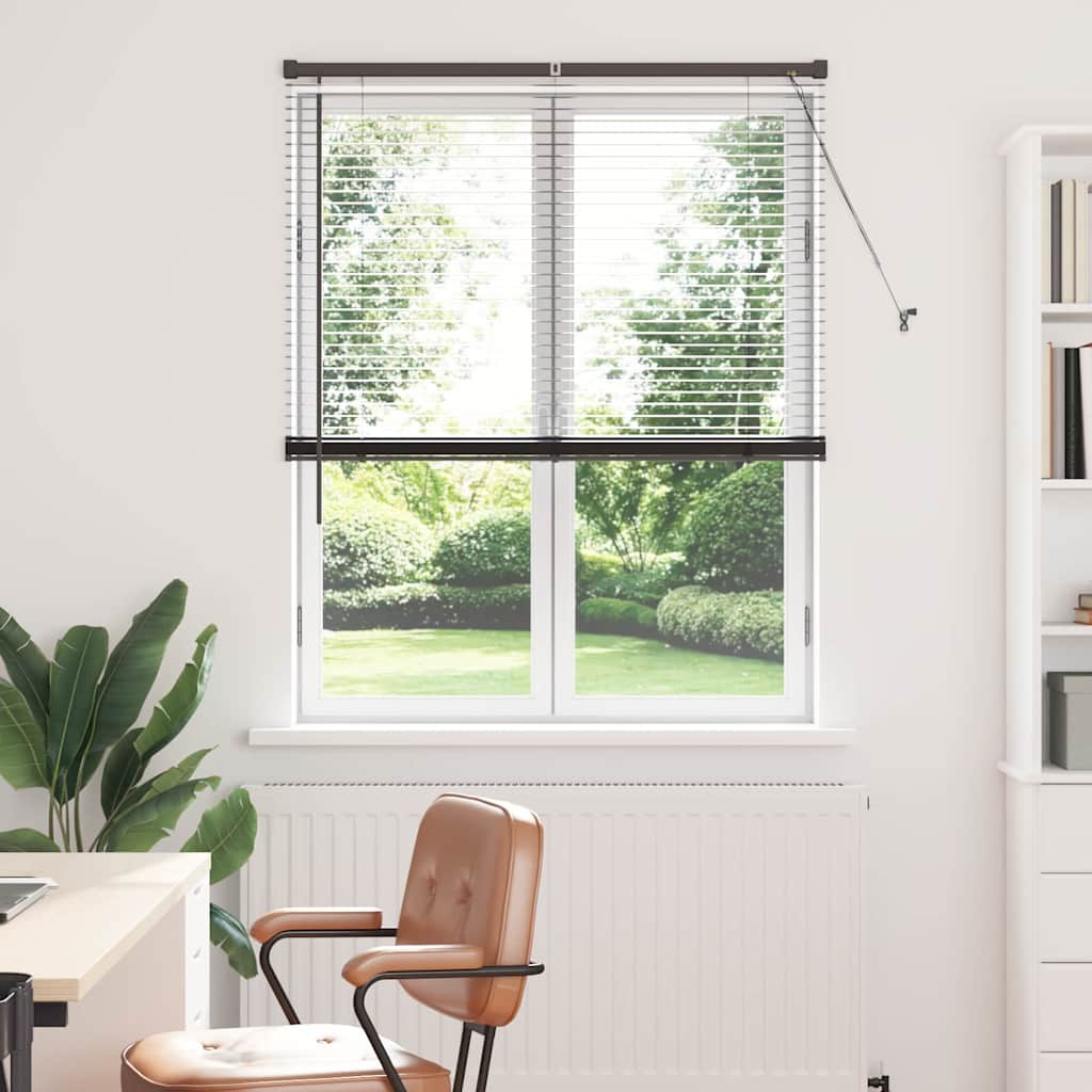 Vidaxl venetiaanse jaloezie zwart 175 x 100 cm 25 mm aluminium