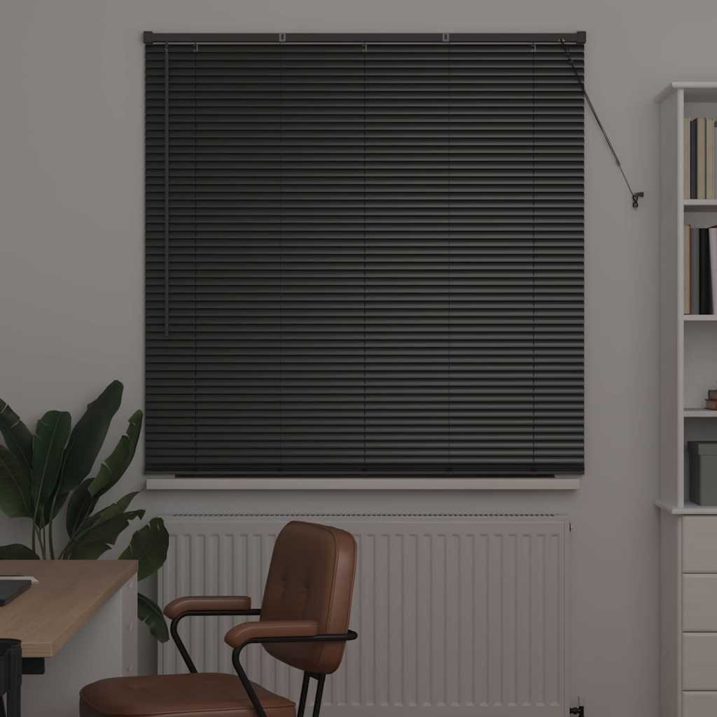 Vidaxl venetiaanse jaloezieën zwart 175 x 130 cm aluminium