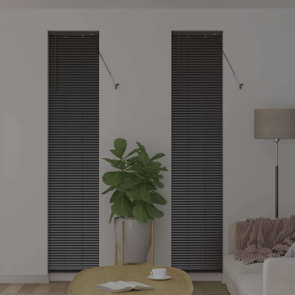 Vidaxl venetiaanse jaloezieën zwart 220 x 45 cm aluminium