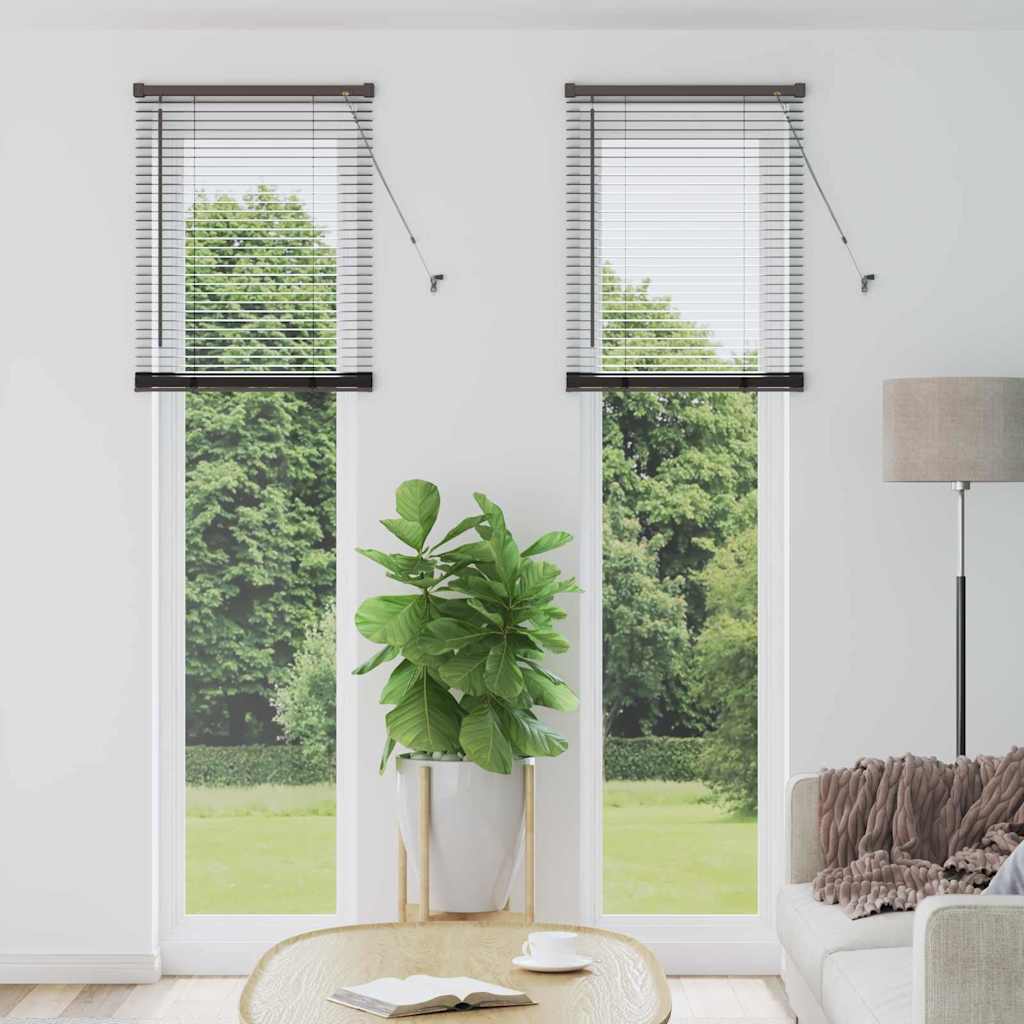 Vidaxl venetiaanse jaloezieën zwart 220 x 55 cm aluminium