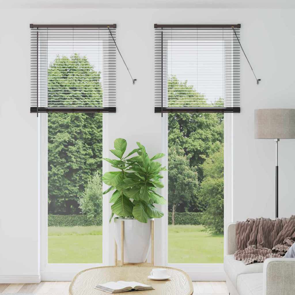 Vidaxl venetiaanse jaloezieën zwart 220 x 80 cm aluminium