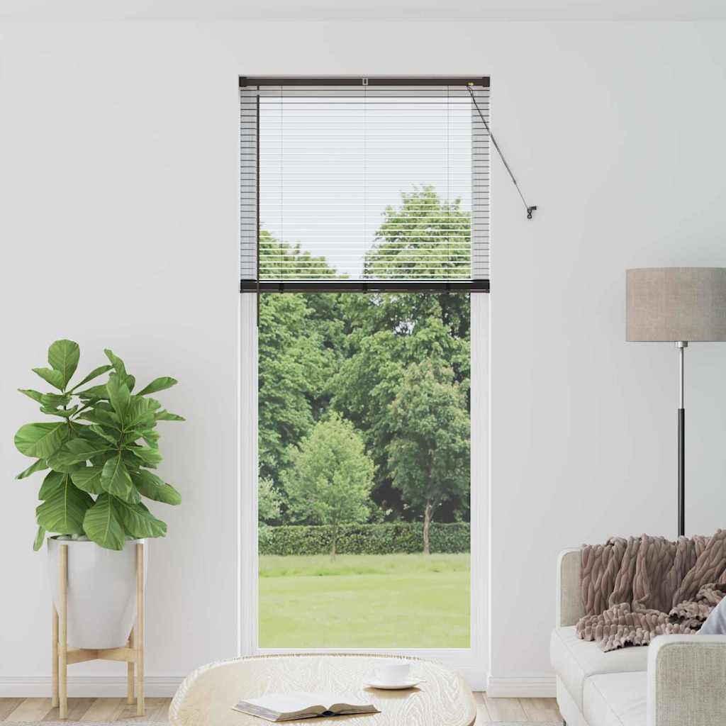 Vidaxl venetiaanse jaloezieën zwart 220 x 90 cm aluminium