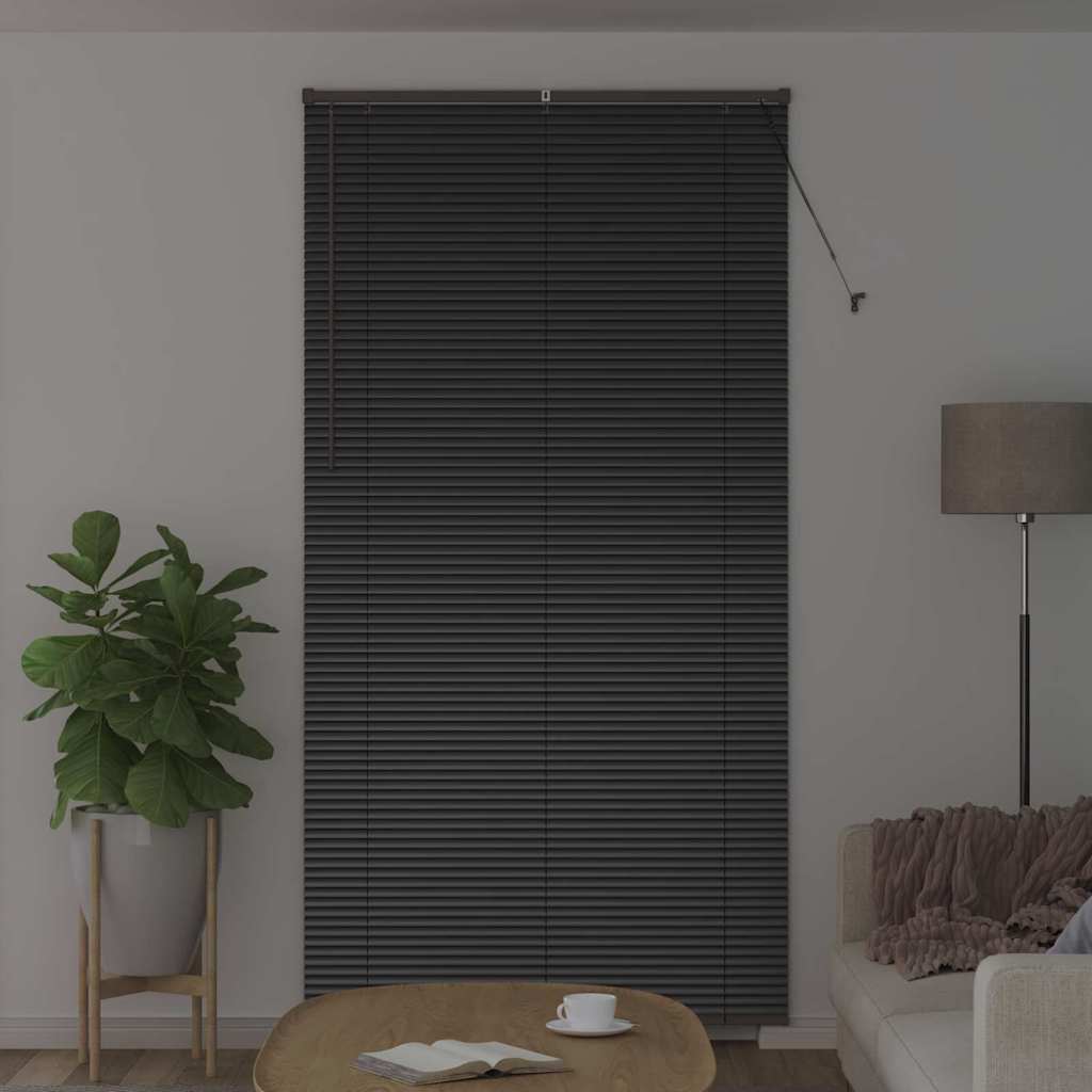 Vidaxl venetiaanse jaloezieën zwart 220 x 120 cm aluminium