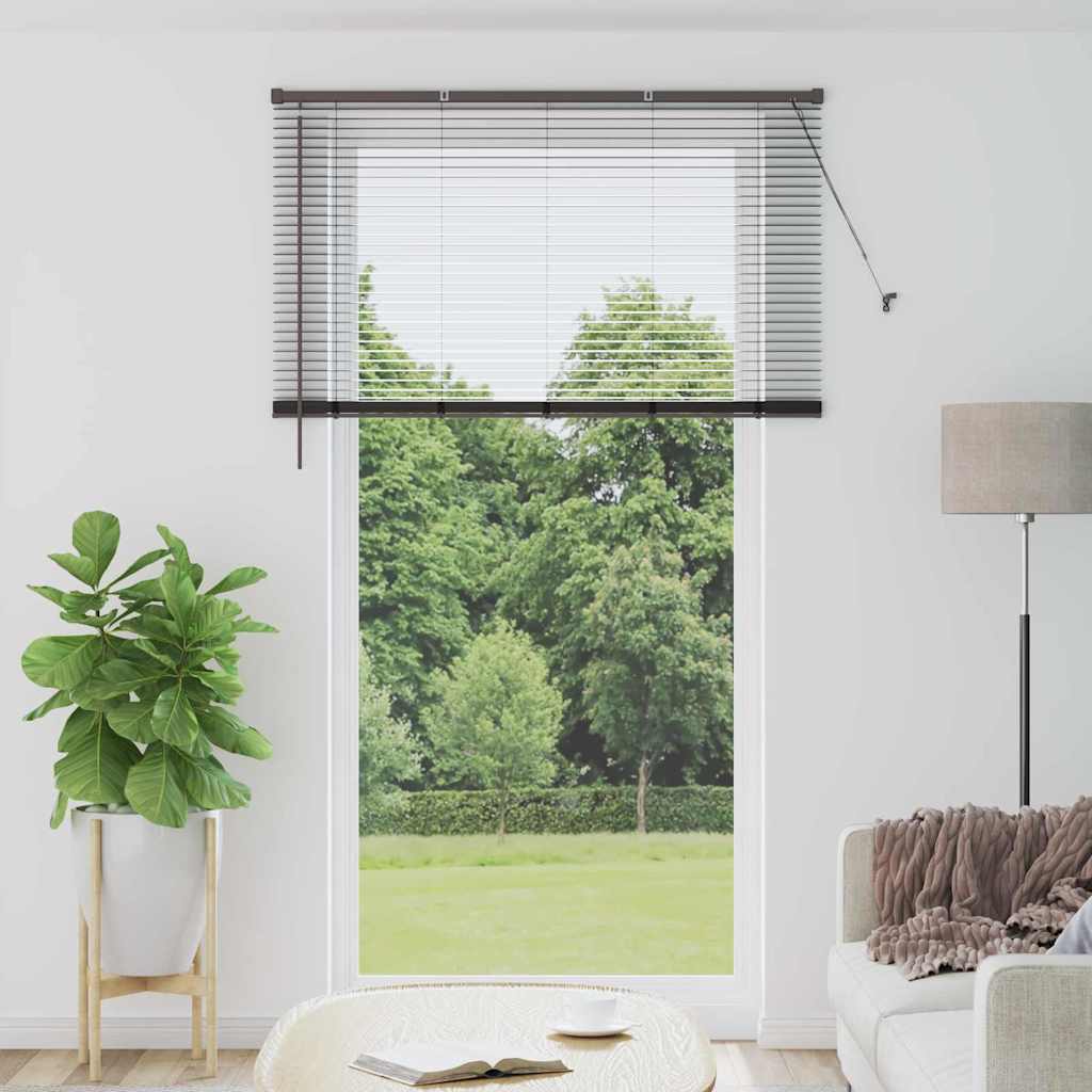 Vidaxl venetiaanse jaloezieën zwart 220 x 130 cm aluminium