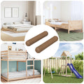 Vidaxl houten dowels 2 pcs bruin ø8 x 35 mm massief hout