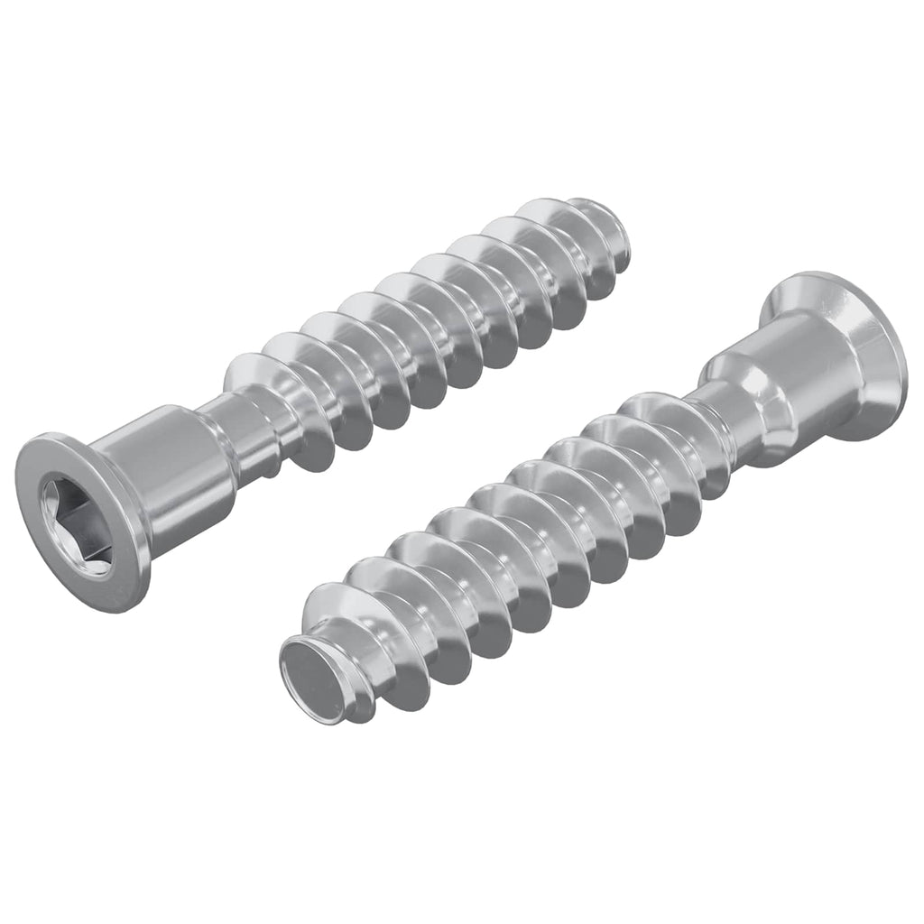 Vidaxl hoofdkapbout 2 pcs zilver m7 x 40 mm staal