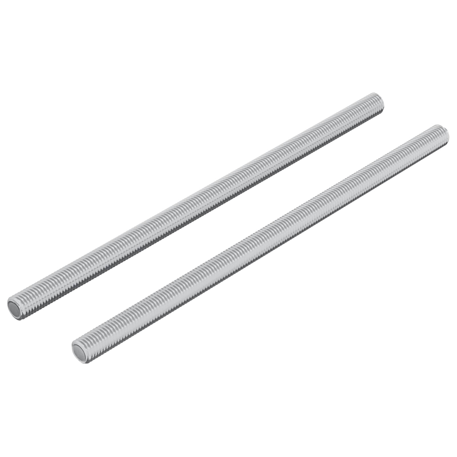Vidaxl draadstaaf 2 pcs zilver 6 x 120 mm staal