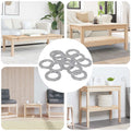 Vidaxl washers 52941 pcs zilver ijzer