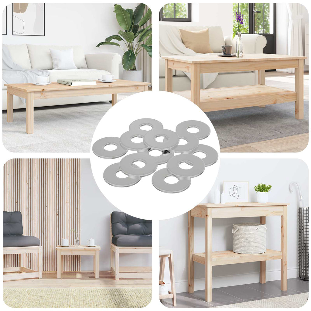 Vidaxl washers 33962 pcs zilver ijzer