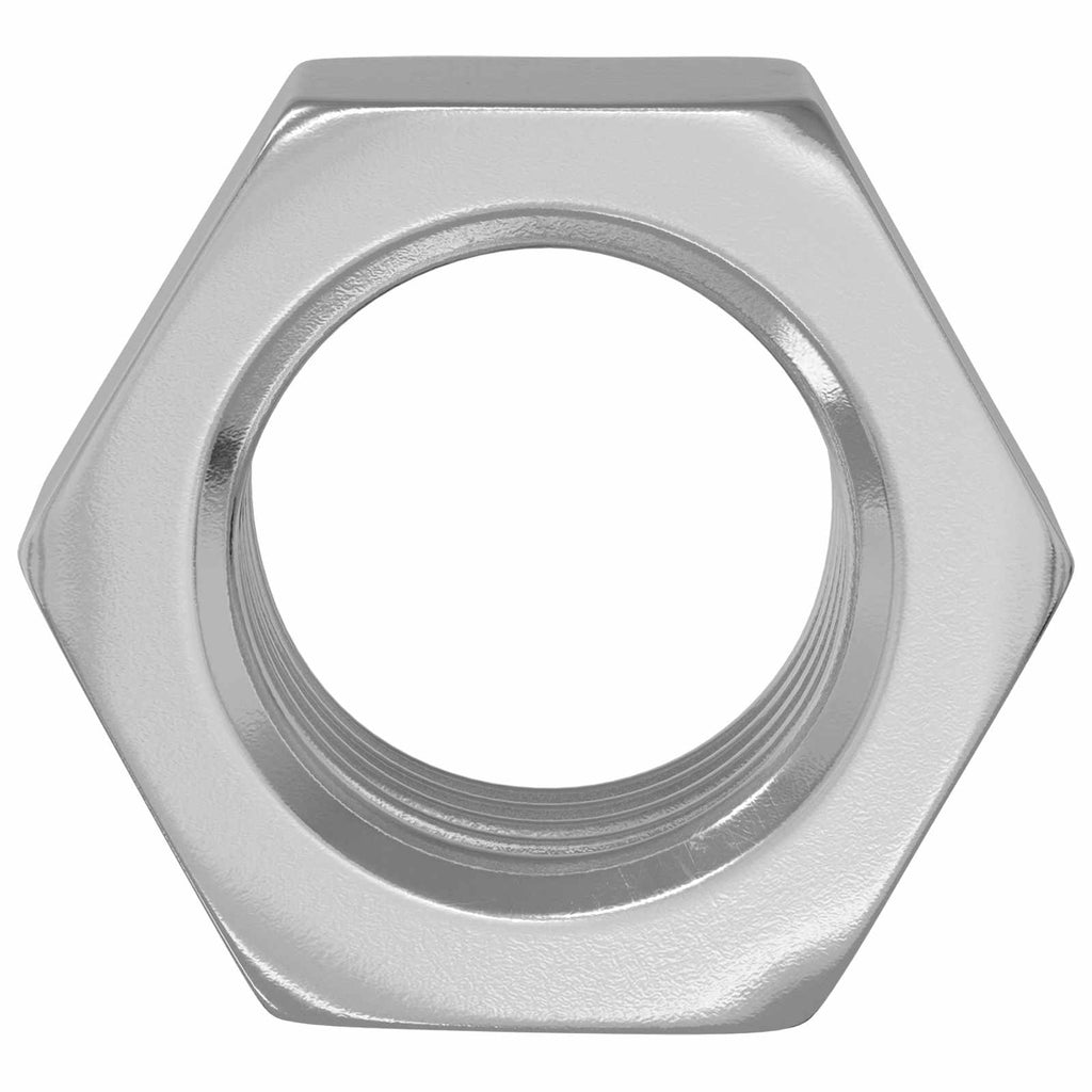 Vidaxl zeshoekige moer 2 pcs zilver m6 ijzer