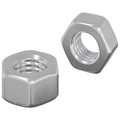 Vidaxl zeskantige eikelnuts 2 pcs zilver m8 metaal