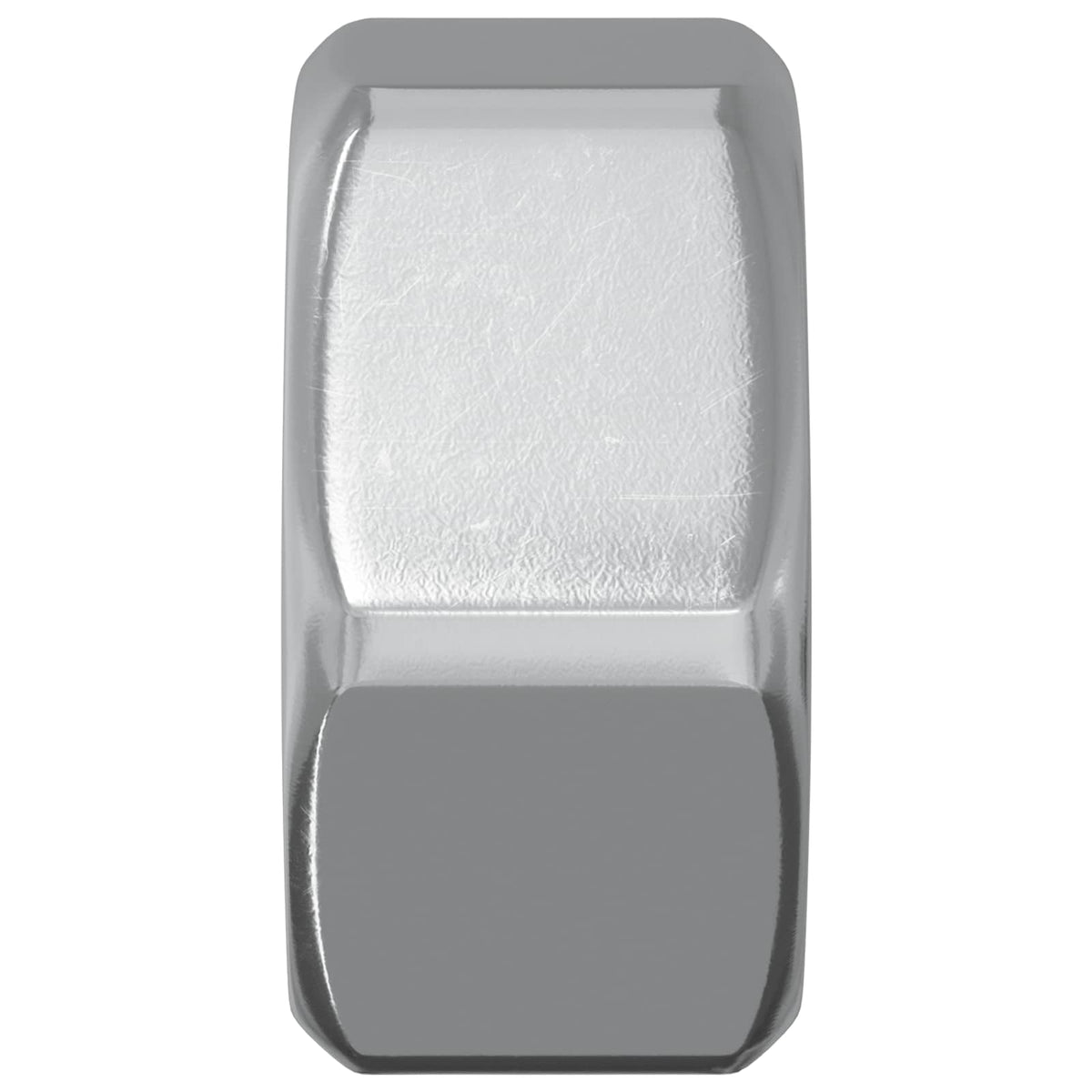 Vidaxl zeskantige eikelnuts 2 pcs zilver m8 metaal