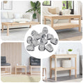 Vidaxl eikelnuts 3913 pcs zilver ijzer