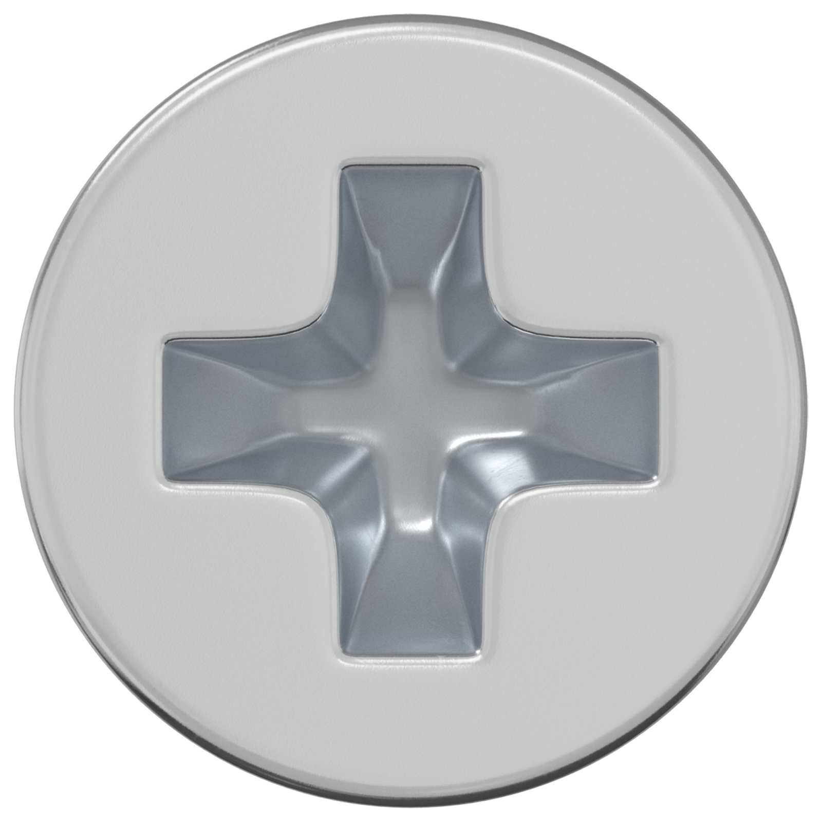 Vidaxl verzonken schroeven 2 pcs zilver m4 x 6 mm staal